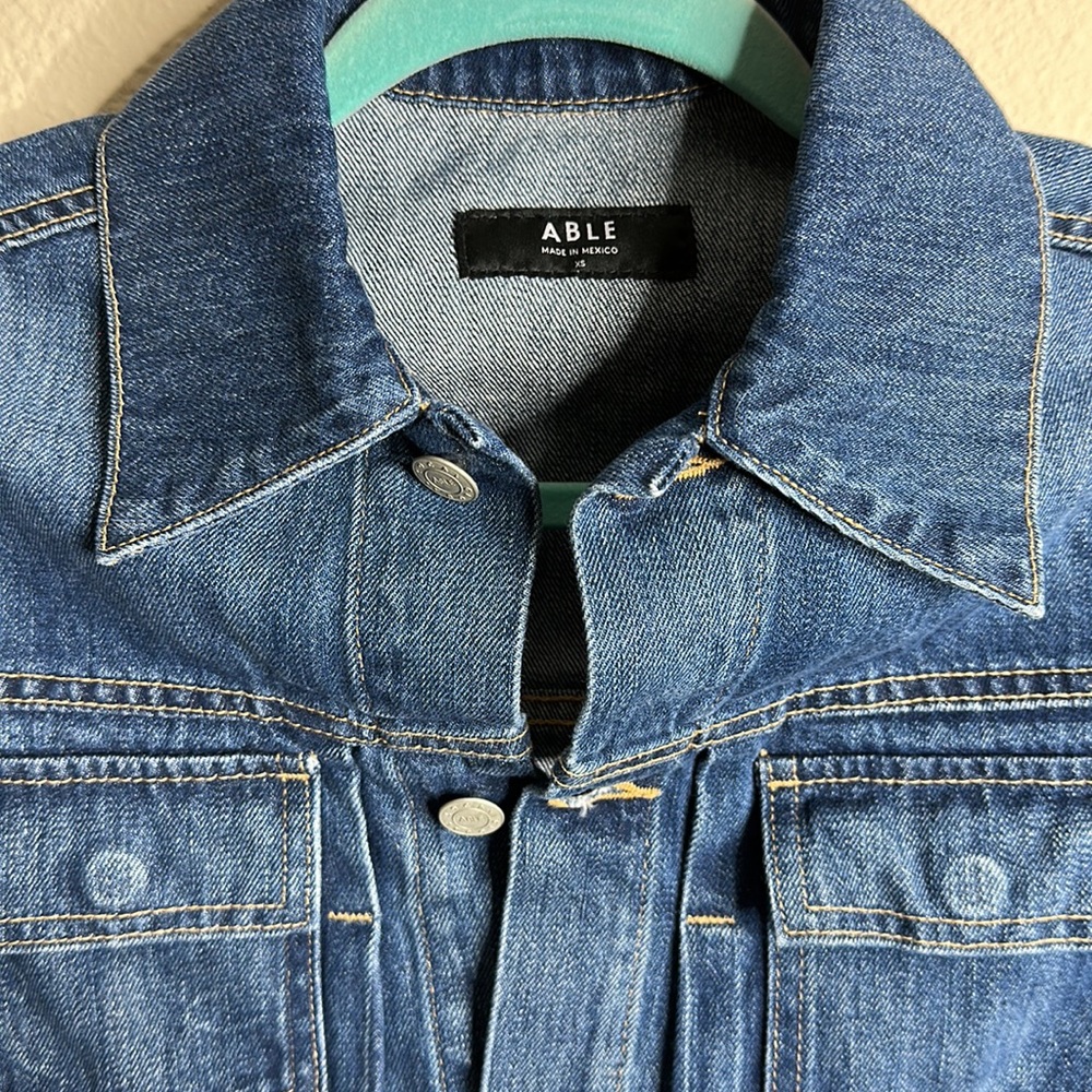 Able Sierra Patch Pocket Denim Jacket - image 5